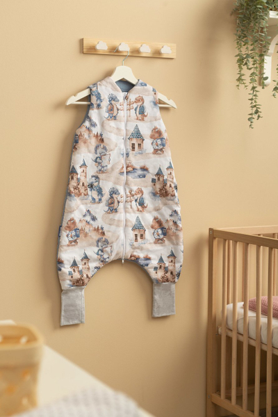 Qese gjumi për fëmijë Sensillo Dragons Jeans L, TOG 1.0, pambuk, blu