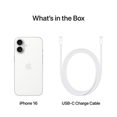 Apple iPhone 16, 128GB, White