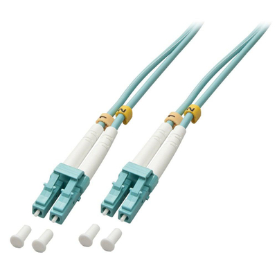 Kabllo fibër optike Lindy Patchcord LC LC OM3, 50 125µm, Multimode, 50m