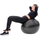 Top gjimnastik Pure Gymnastic Ball, 75 cm, PVC, i zi