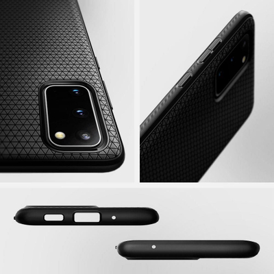 Mbrojtëse Spigen Etui Liquid Air për SGalaxy S20+, e zezë