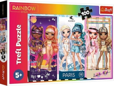 Puzzle Trefl LOL Rainbow Dolls, 100 copa, 41 x 27.5 cm, shumëngjyrësh