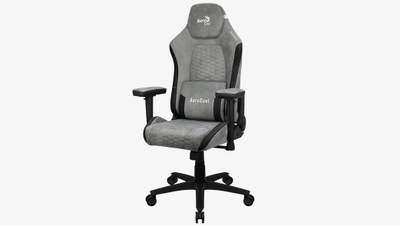 Гејминг столица Aerocool CROWN AeroSuede, 150kg, Class-4, зелена