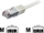 Kabllo rrjeti Equip, Patchcord, Cat.5e, S/FTP, 2m, e bardhë