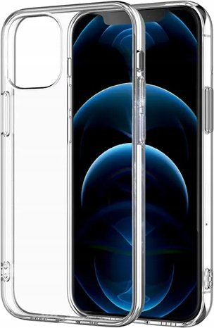 Maskë telefoni Grizz Glass Basic Clear për iPhone 13 mini, plastike e butë, transparente