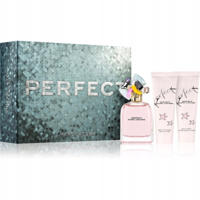 Set dhuratë Marc Jacobs Perfect, EDP 100ml, losion trupi 75ml, xhel dushi 75ml