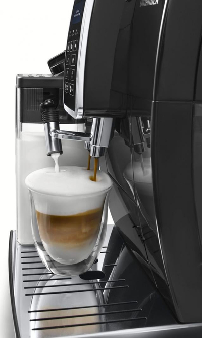 DeLonghi Dinamica ECAM 350.55.SB Целосно Автоматска Машина за Кафе, Сребрена/Црна
