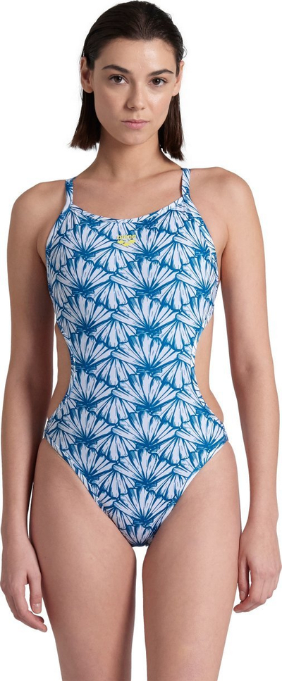Kostum noti njëpjesësh Arena Breaker Hooked Reversible, MaxLife Eco, i kthyeshëm, blu me print