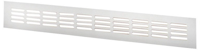Grilë metalike dere Klass MVMA 500x60, për ventilim, e bardhë
