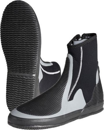 Çizme neopreni për djem Crewsaver 2024, 5mm, me zinxhir anësor, të zeza
