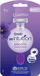 Жилки за еднократна употреба Wilkinson Sword Quattro For Women My Intuition, 3 парчиња, Violet Blooms, виолетова