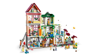 Set lodër LEGO Heartlake City Apartments and Stores, ndërtesë shumëkatëshe, për fëmijë