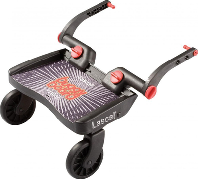 Platformë ride-on për karrocë Lascal BuggyBoard Mini, deri 22 kg, universale, e zezë