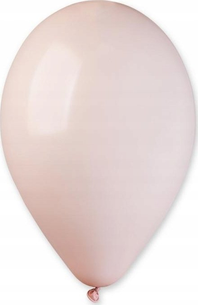 Balona Gemar Pastel Light Pink, 33cm, 50 copë, rozë pastel