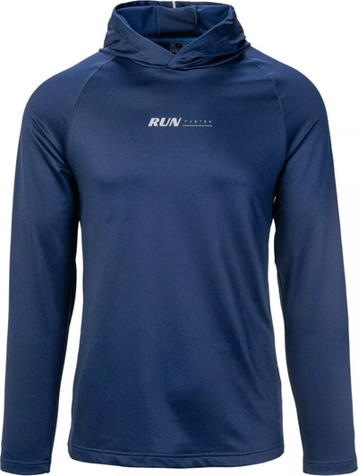 Bluzë sport IQ LANSE, për vrap, me kapuç, XL, blu e errët