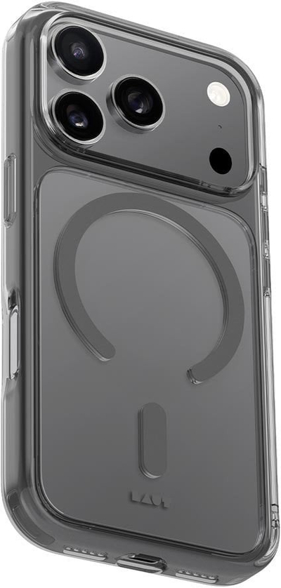 Mbulesë telefoni Laut Crystal Fluro për iPhone 17 Pro Max, transparente, Clear Grey