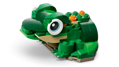 Lodër ndërtimi LEGO, 31377, Breshkë me lule zambaku uji, shumëngjyrëshe