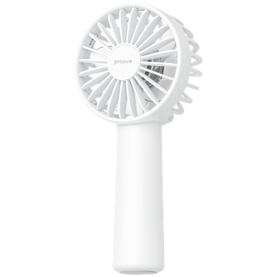 Ventilator portativ Proove Carlson Lite, 1800mAh, 3W, i bardhë