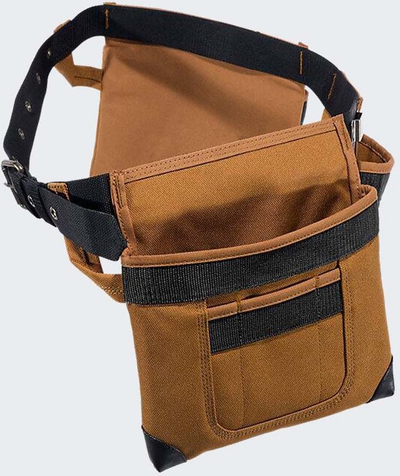 Rrip veglash Carhartt, 7 xhepa, që s’e kap uji, ngjyrë kafe