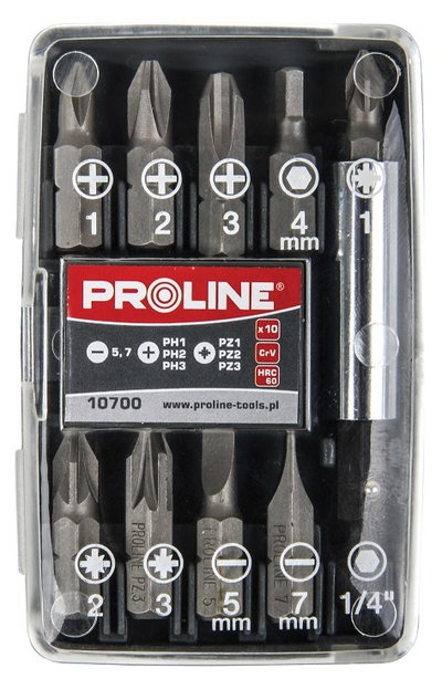 Mbajtëse magnetike PROLINE 1/4" 10699, 10 copë