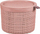 Округла корпа Curver Jute, 2L, со капак, пудра розова