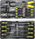 Колица за алат WMC Tool Cabinet Workshop Trolley, 5 фиоки, сет 253 парчиња, сива