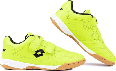 Atlete fëmijësh Lotto Whizzer K Jr 2600120K 6311, me shirit ngjitës, lime e zezë