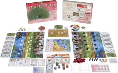Zgjerim loje me letra Wingspan Rebel Asian Birds, strategjike, 1–7 lojtarë