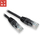 Kabllo rrjeti LYNX UTP Cat5e, 0.1m, set 10 copë, e zezë