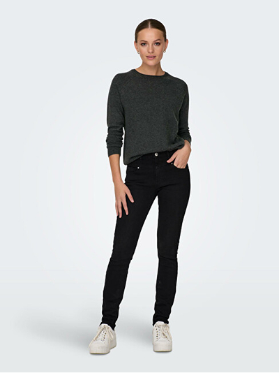 Triko ONLY ONLLESLY 15170427 Dark Grey Melange