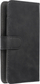 Këllëf universal Common Size S për smartphone, me kapak, ngjyrë e zezë