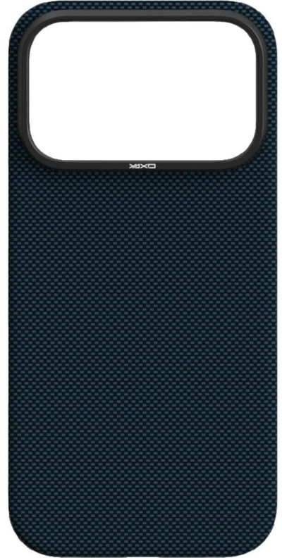 Mbrojtëse telefoni YAXO Ultra Slim, fibër aramidi, me MagSafe për iPhone 17 Pro, blu navy