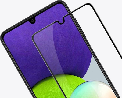 Qelq mbrojtës Nillkin CP+ Pro për Samsung Galaxy A22 4G, xham i temperum, i zi