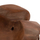 Enë dekorative tavoline Noki HM18296, dru teak, 50x46x10 cm, ngjyrë natyrale