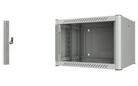 Kabinet rrjeti Lanview Logon Wallmount Pro, 19", 7U 60x56 cm, gri