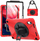 Mbështjellësi për tabletë 4kom.pl Shockproof me mbajtëse për Lenovo Tab M11 10.95 TB330FU TB330XU TB331FC, i kuq