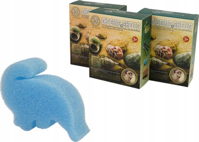 Set arkeologjik LeanToys Digging Shells, lodër edukative, mbi 3 vjeç, shumëngjyrësh