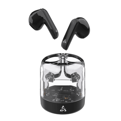 Kufje SBOX me mikrofon Bluetooth TWS-12, të zeza