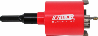 Дијамантска шуплива вежба AWTools Hex 68mm, за тули и бетон