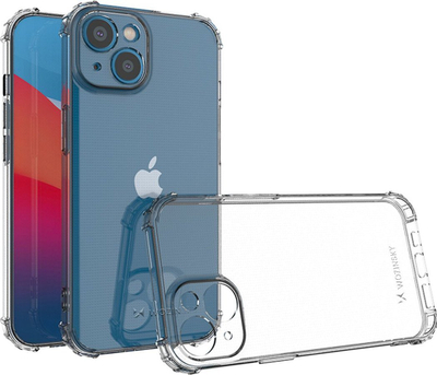 Mbështjellës Wozinsky Armored Case për iPhone 14 Plus, kundra goditjeve, transparent