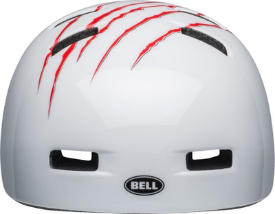 Kaskë biçiklete për kalamajt Bell Lil Ripper, In-Mold, XS 45-52 cm, e kuqe me shkëlqim