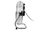 Ventilator dyshemeje Blow 44-065, 18" 45cm, 110W, inox