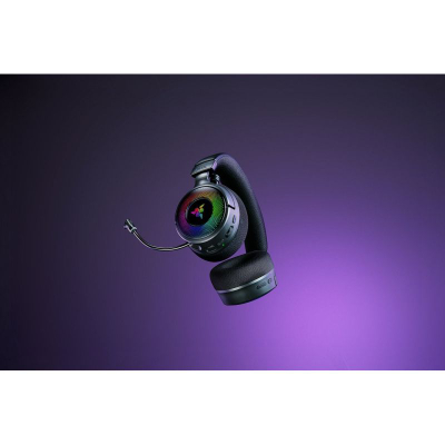 Kufje gaming Razer Kraken V4 Wireless, USB Type A, Bluetooth, të zeza