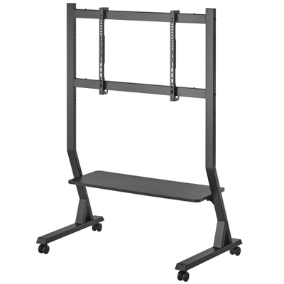 Stendë TV mobile Techly ICA-TR325, 45"-90", 60kg, rafte AV, e zezë