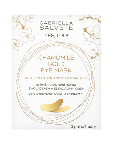 Maskë për sy Gabriella Salvete Chamomile Gold Eye Mask, 3 copë