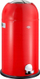 Кош за отпадоци Wesco Kickmaster, 33L, челик со правен премаз, црвен