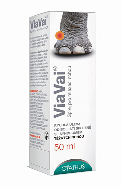 Sprej relaksues për këmbë Cyathus ViaVai, 50 ml