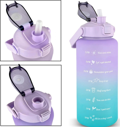 Шише за вода Extralink Water Bottle Thermos, 2L, транспарентно