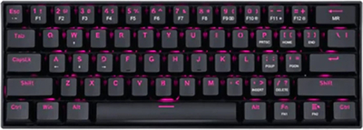 Tastierë mekanike Redragon K630 DragonBorn, 60%, RGB, e zezë