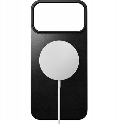Mbrojtëse telefoni Nomad për iPhone 17 Pro, MagSafe, lëkurë e zezë